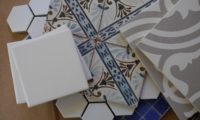 Various ceramic tiles