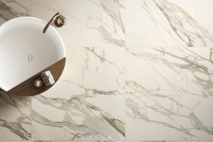 White Marble-Look Porcelain