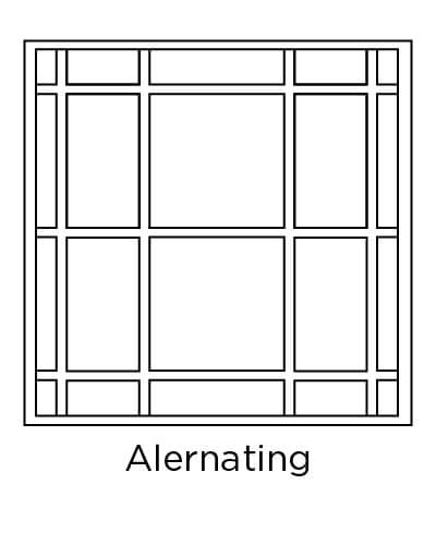 example of alternating tile layout design