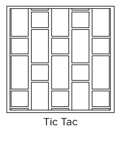 example of tic tac tile layout design