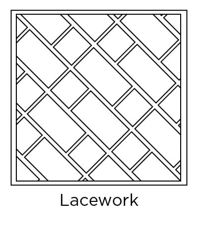 example of lacework tile layout design