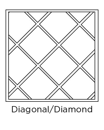 example of diagonal/diamond tile design layout