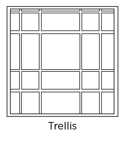 example of trellis tile layout design