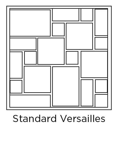 example of standard versailles tile layout design