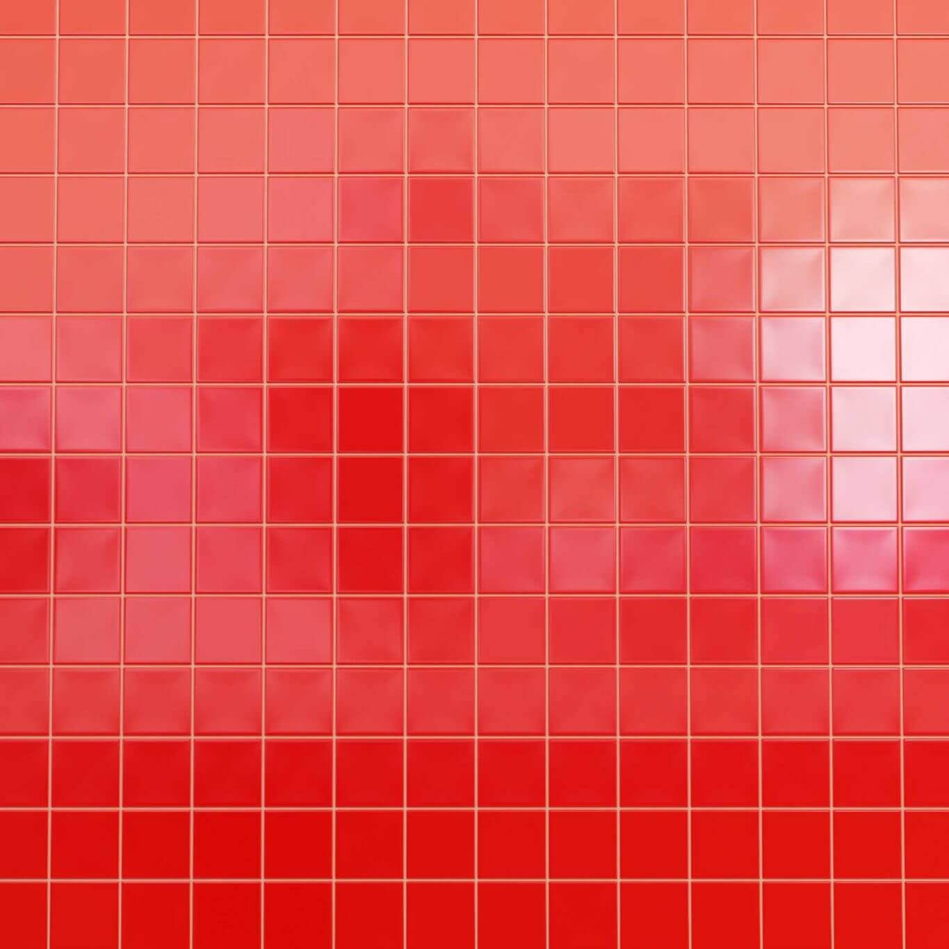 Red glossy polished tile 