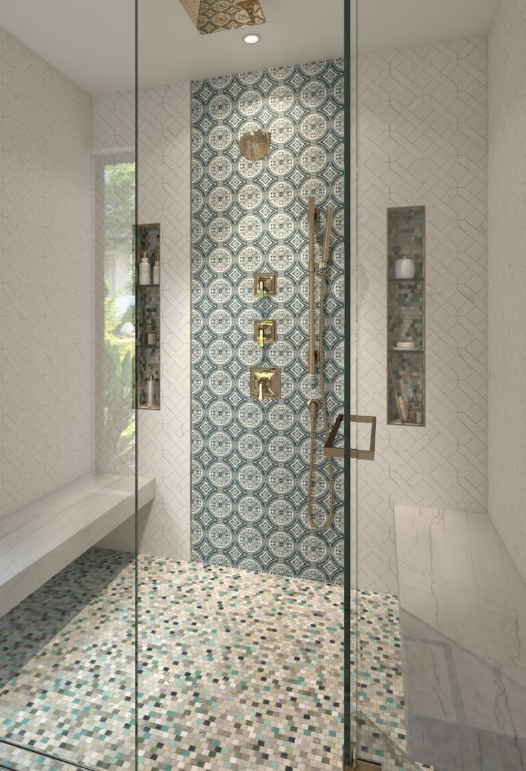 17 Tile Shower Bench \u0026 Shower Seat Ideas - Why Tile, image size:768x1126