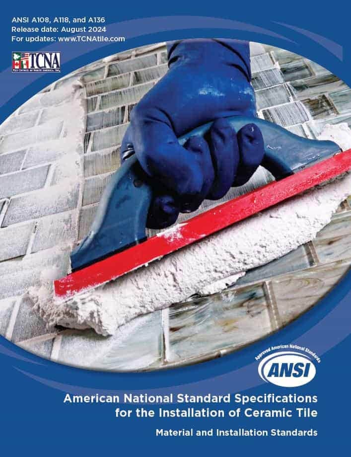 Cover of the ANSI A108, A118, and A136 manual