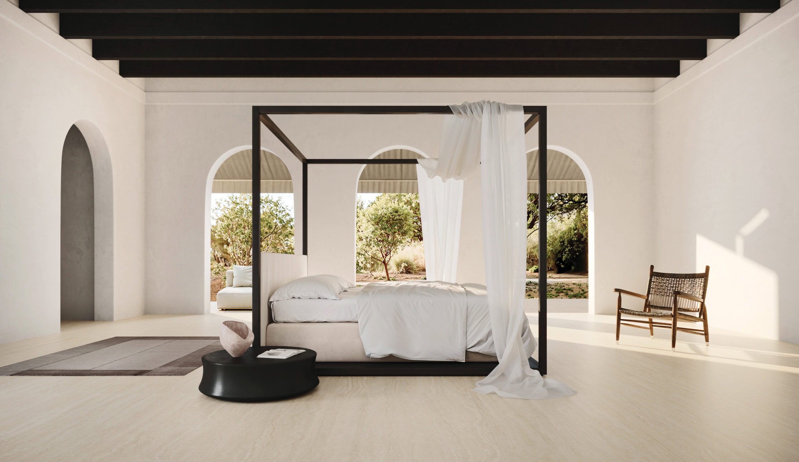 Anatolia_Travertino_Classico_Honed_Colorsync_Porcelain_Slab 48×110