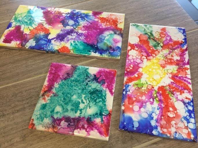 Sharpie art tile