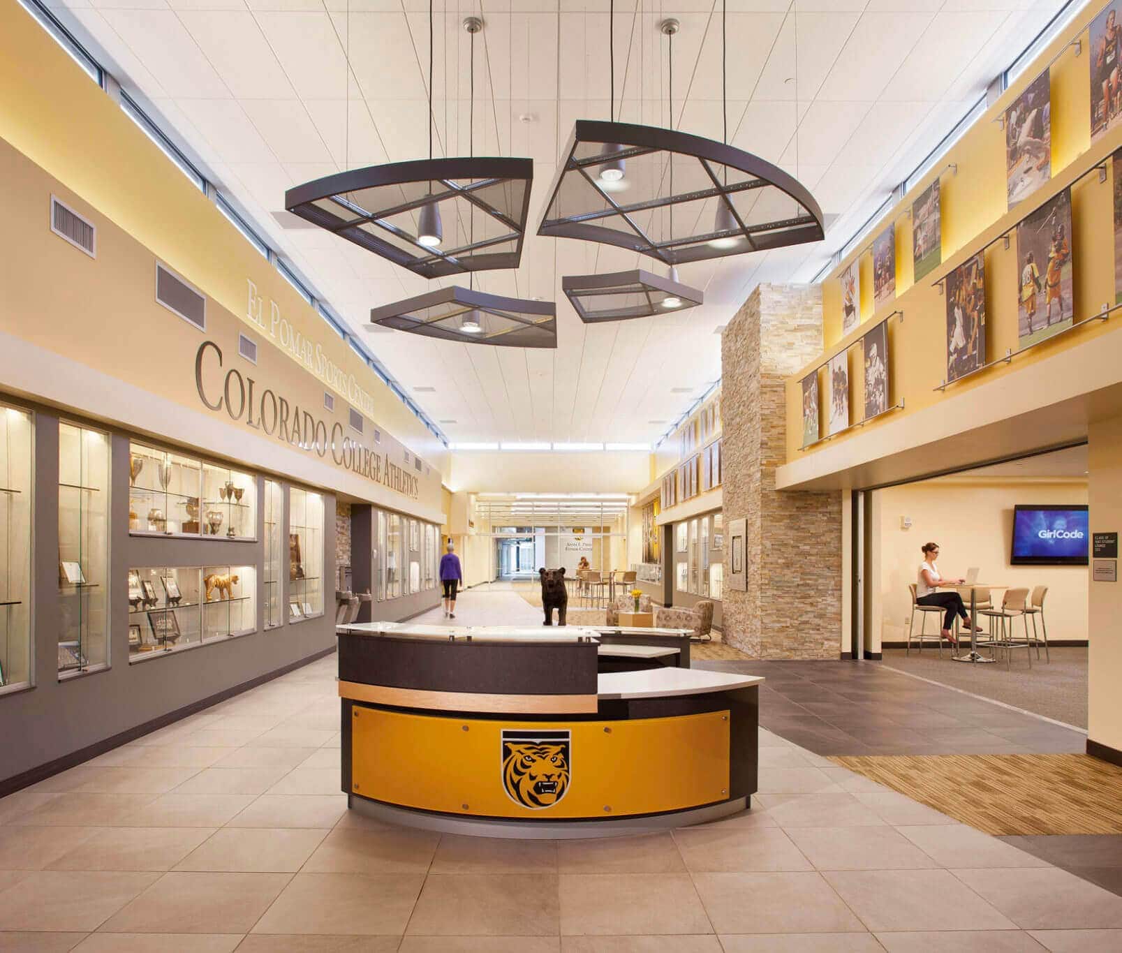 large square ceramic tile for school flooring