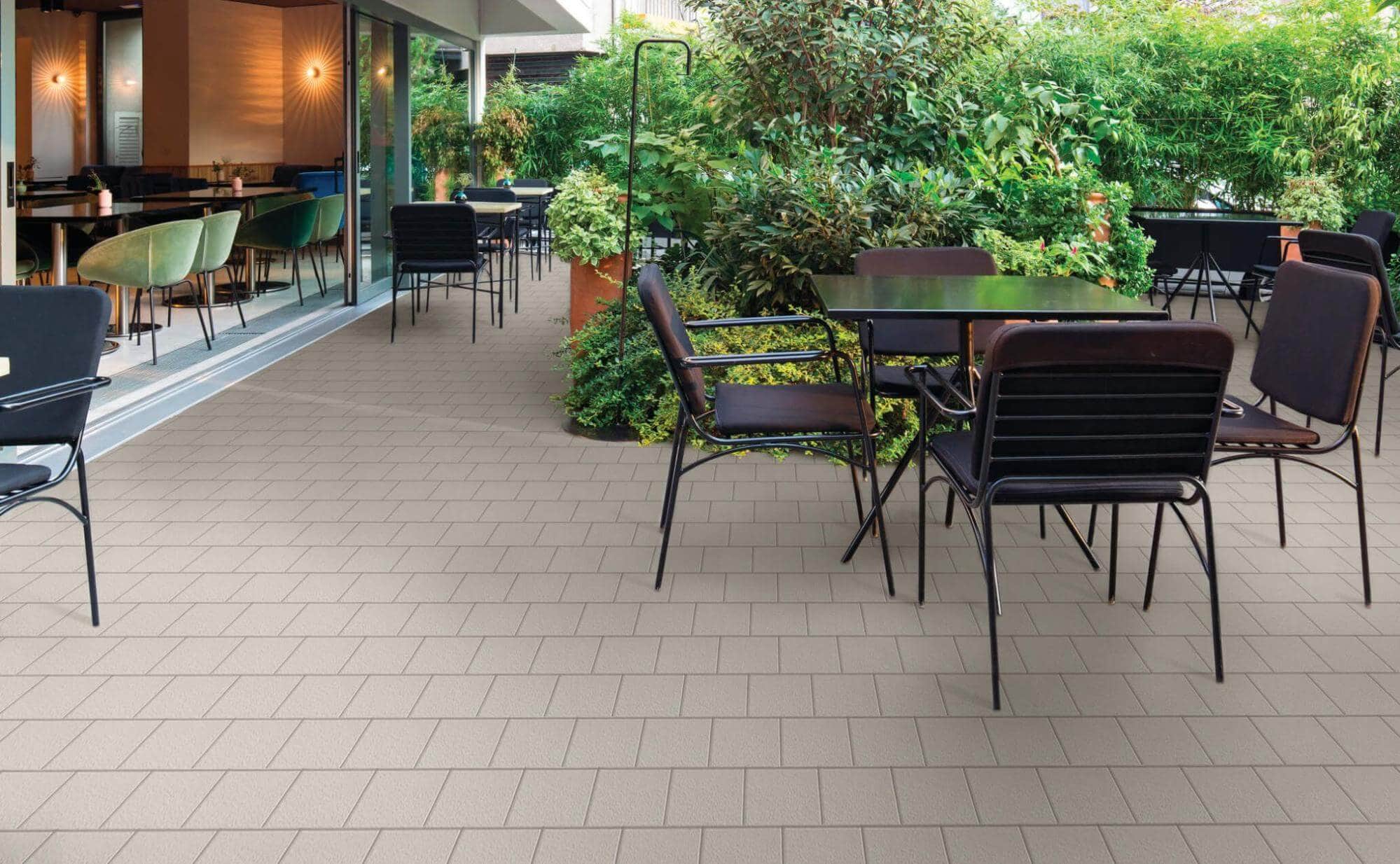 Outdoor common areas can expand an educational facility's learning and operational space.