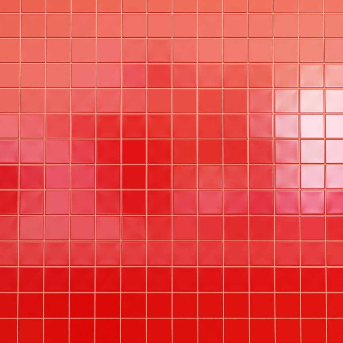 Red glossy polished tile